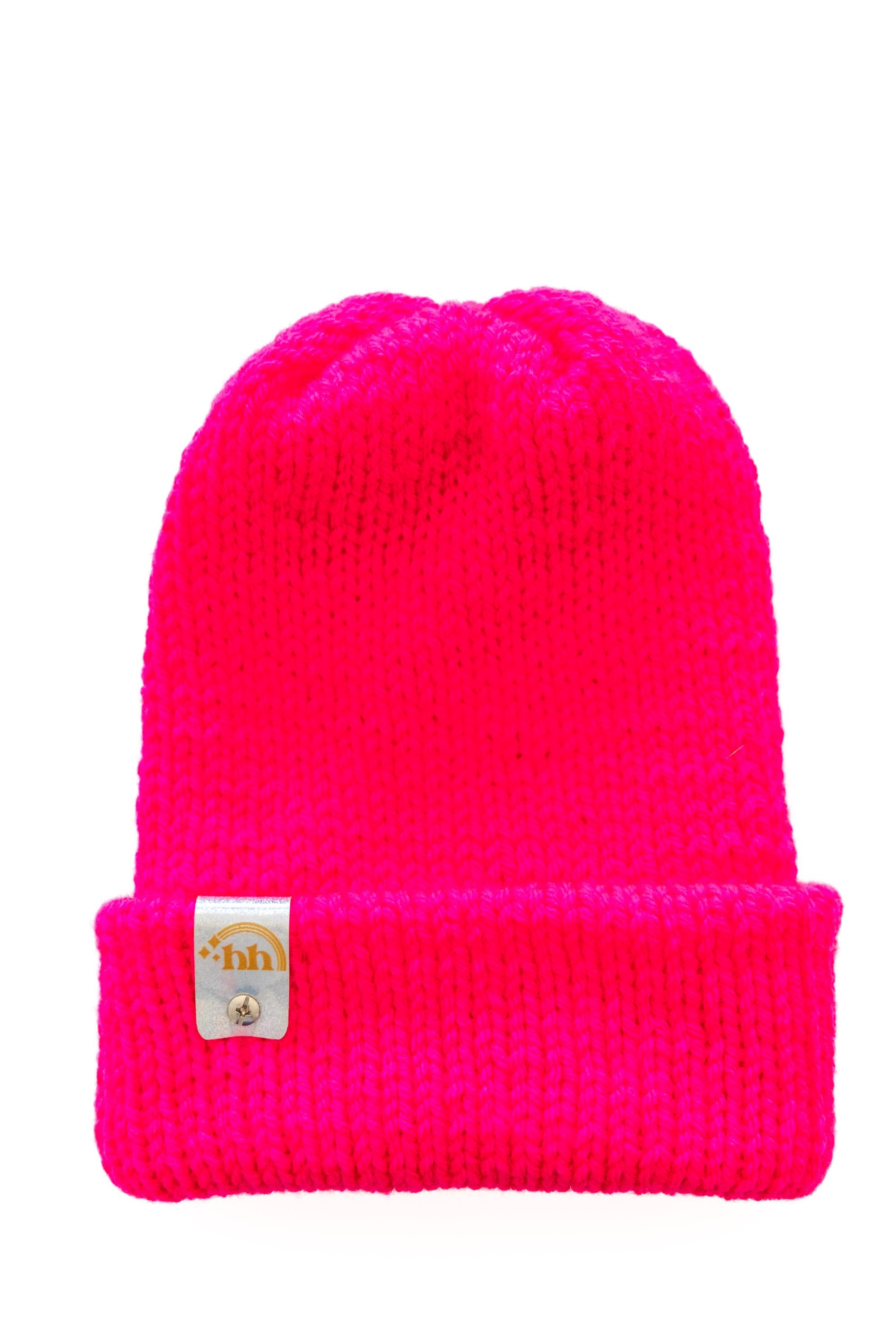 Fuschia Knit Beanie