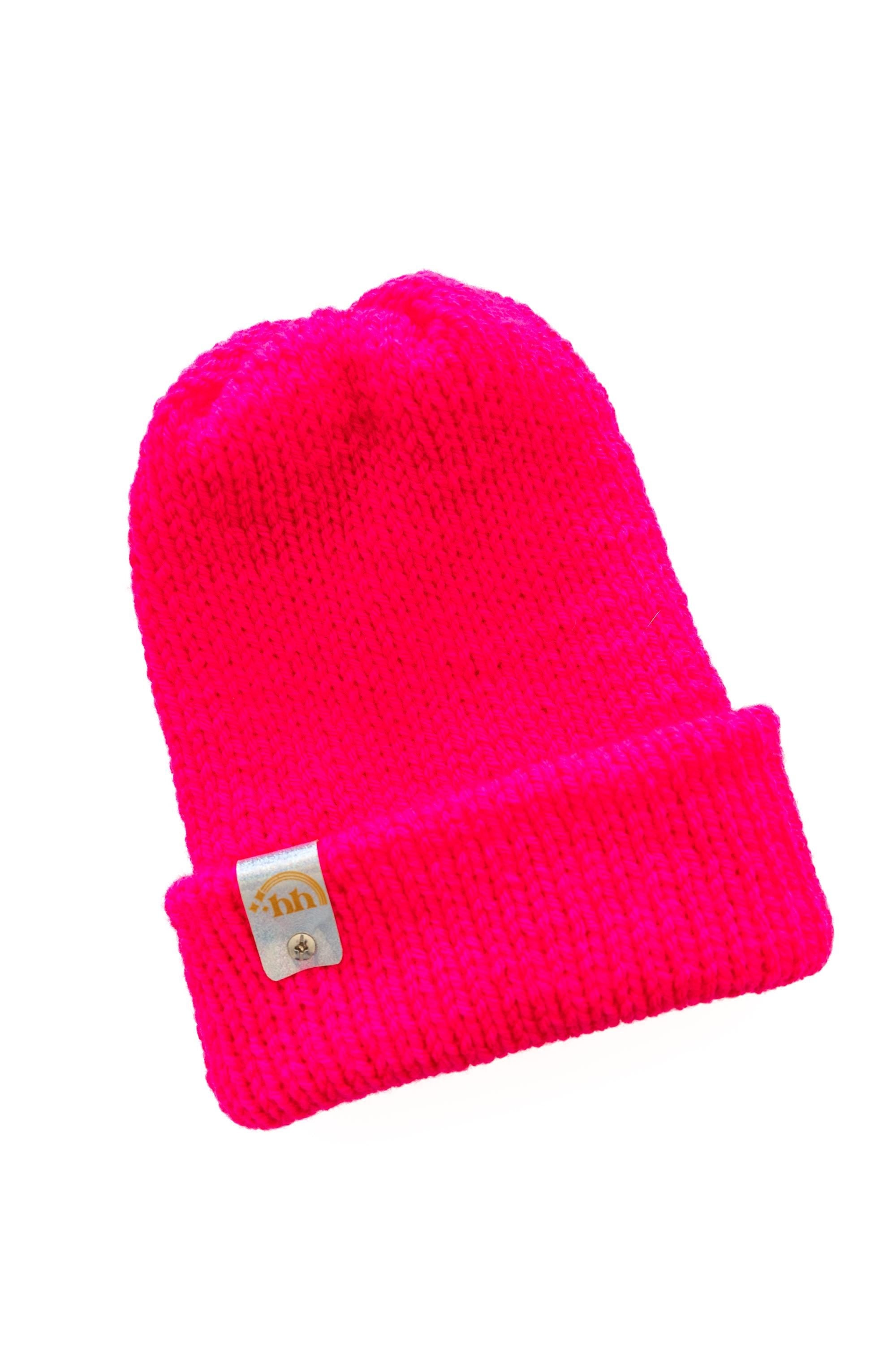 Fuschia Knit Beanie