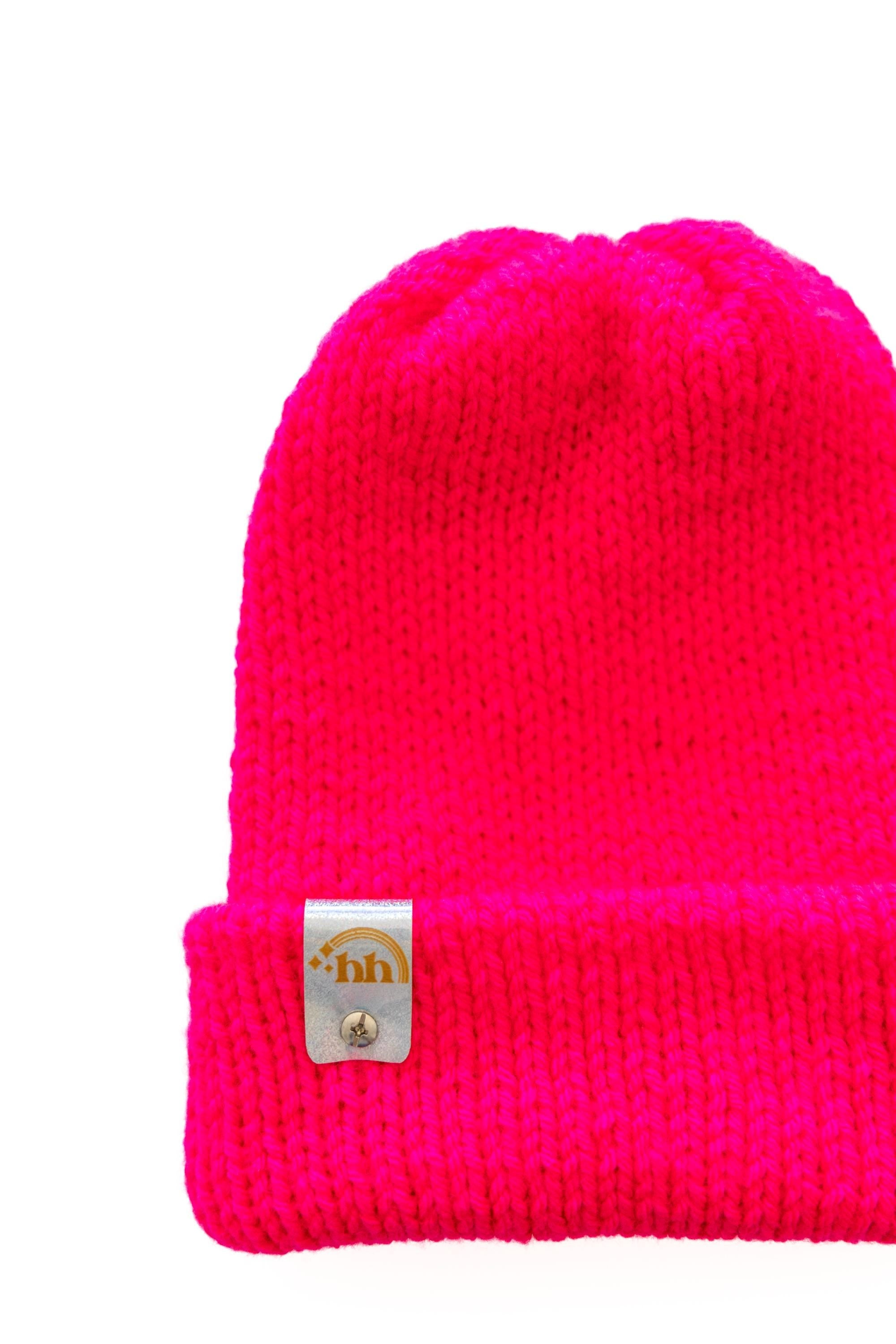 Fuschia Knit Beanie