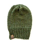Olive Green Chunky Beanie