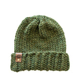Olive Green Chunky Beanie