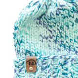 Light Blue Variegated Chunky Beanie