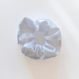 White Satin Scrunchie