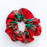 Christmas Plaid Scrunchie