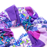 Purple Patchwork Scrunchie