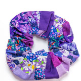 Purple Patchwork Scrunchie