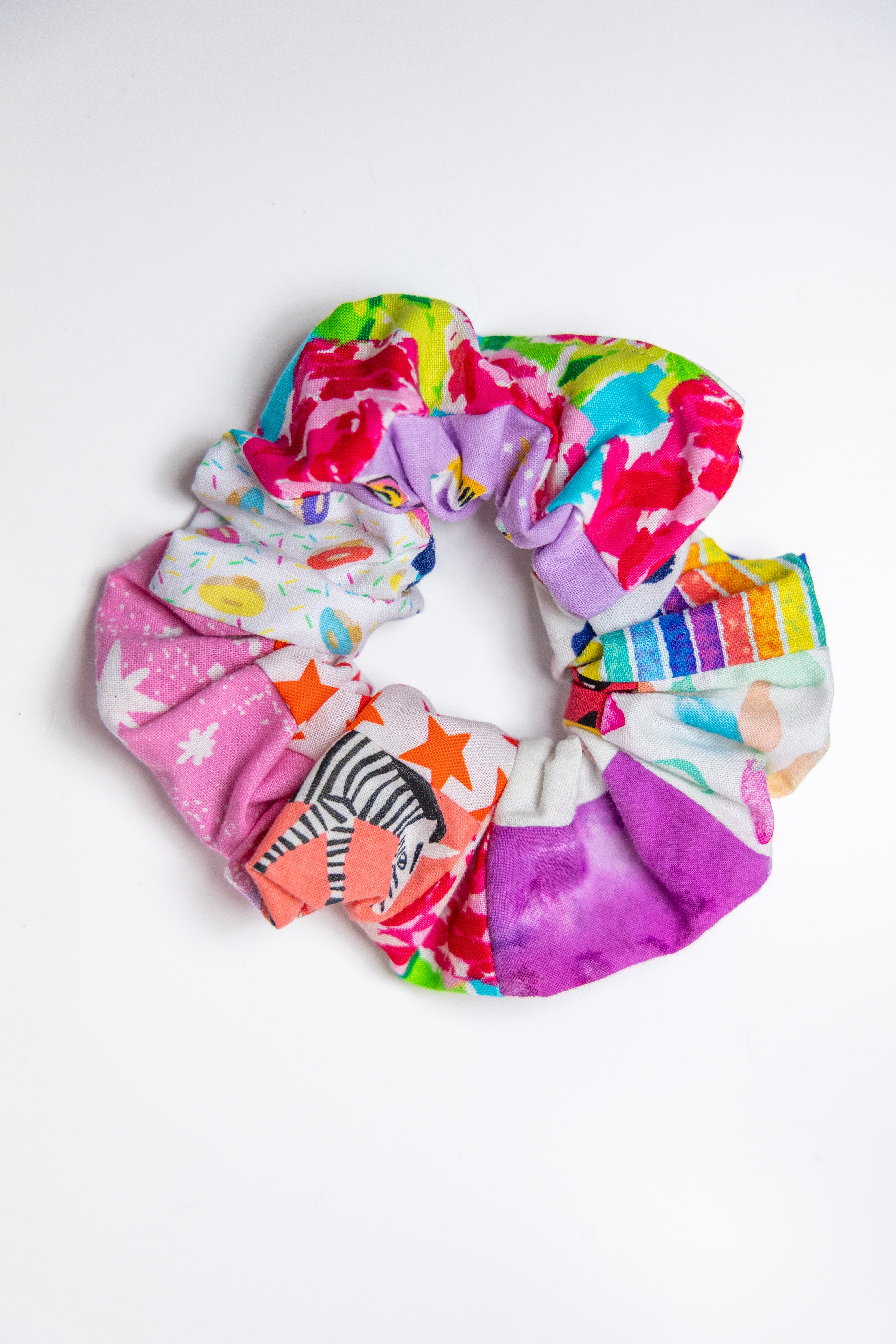 ●PINK PINEAPPLE● 3pack CHUBBY PADDING SCRUNCHIE MIX m1037_ 3EA 1SET] CHUBBY PADDING SCRUNCHIE - PINK PINEAPPLE | 60