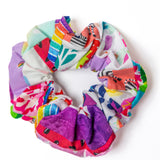 Pink Patchwork Scrunchie