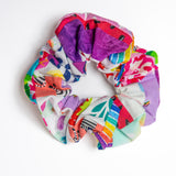 Pink Patchwork Scrunchie