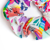 Pink Patchwork Scrunchie