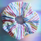Rainbow Sherbet Scrunchie