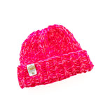 Neon Pink Chunky Beanie