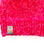 Neon Pink Chunky Beanie
