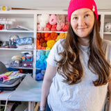 Fuschia Knit Beanie