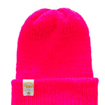 Fuschia Knit Beanie