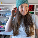 Teal Blue Chunky Beanie