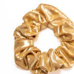 Glitter Party Scrunchies: Silver, Gold