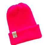 Fuschia Knit Beanie