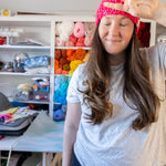 Neon Pink Chunky Beanie