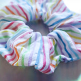 Rainbow Sherbet Scrunchie