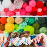 Rainbow Sherbet Scrunchie