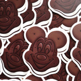 Mickey Ice Cream Sandwich Vinyl Waterproof Sticker