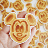 Mickey Waffle Vinyl Waterproof Sticker