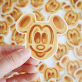 Mickey Waffle Vinyl Waterproof Sticker