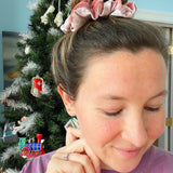 Blushing Velvet Scrunchie