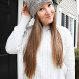 Gray Gradient Beanie